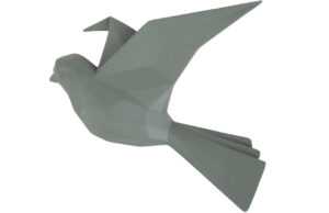 Time for home Zelená nástěnná dekorace Origami Bird M