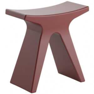 Vínově červená plastová stolička COLOS PIGRECO 43 cm