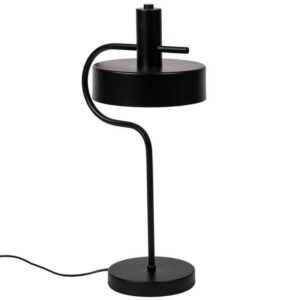 Černá kovová stolní lampa Somcasa Sax 51 cm