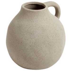 Béžová keramická váza Kave Home Yandi 15 cm