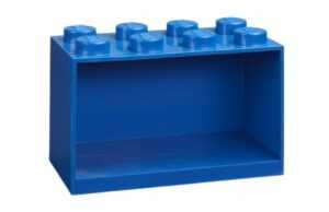 Modrá nástěnná police LEGO® Storage 21 x 32 cm