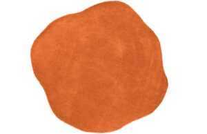 Time for home Oranžový vlněný koberec Tippa 145 cm