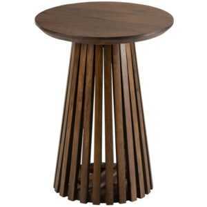 Hnědý mangový odkládací stolek J-line Vincenzo 40 cm
