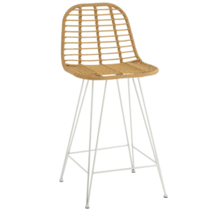 Přírodní plastová barová židle J-line Rochal 75 cm