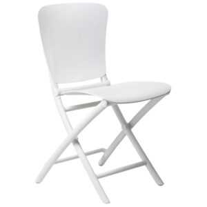 Nardi Bílá plastová zahradní židle Zac