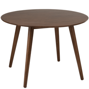Tmavě hnědý dřevěný jídelní stůl J-line Vintog 106 cm