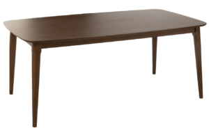 Hnědý dřevěný jídelní stůl J-line Woden 180 x 100 cm