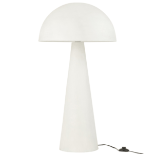 Bílá kovová stolní lampa J-line Musra
