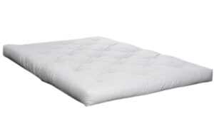 Středně tvrdá bílá futonová matrace Karup Design Coco 180 x 200 cm