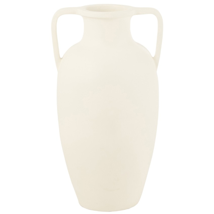 Bílá keramická váza J-line Afilia 66 cm