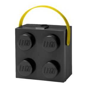 Černý svačinový box s rukojetí LEGO® Storage 16