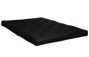 Měkká černá futonová matrace Karup Design Sandwich 90 x 200 cm