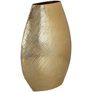 Zlatá kovová váza Richmond Evey 39 cm