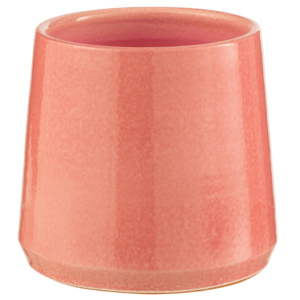 Růžový keramický květináč J-line Asol 18 cm