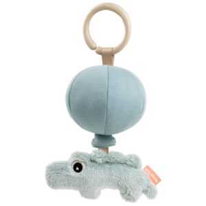 Modrá závěsná plyšová hračka na kočárek Done by Deer Croco