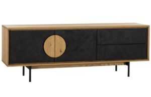 Masivní dubový TV stolek Cioata Veneto 187 x 48 cm