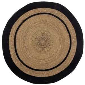 Hnědý jutový koberec Bloomingville Lune 120 cm
