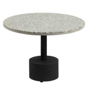 Šedý terrazzo odkládací stolek Kave Home Delano 55 cm