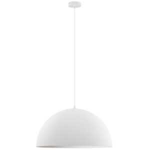 Bílé závěsné světlo Nova Luce Lefko II. 60 cm