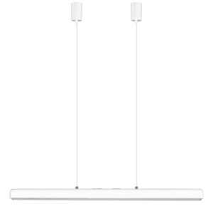 Umage Bílo-stříbrné kovové závěsné LED světlo Hazel Branch 100 cm