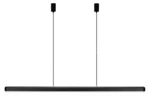 Umage Černo-stříbrné kovové závěsné LED světlo Hazel Branch 150 cm