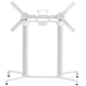 Nardi Bílá hliníková stolová sklápěcí podnož Scudo Double 72 cm