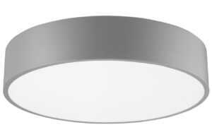 Šedé kovové stropní LED světlo Nova Luce Roda 40 cm