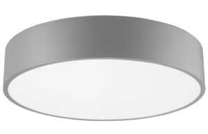 Šedé kovové stropní LED světlo Nova Luce Roda 40 cm
