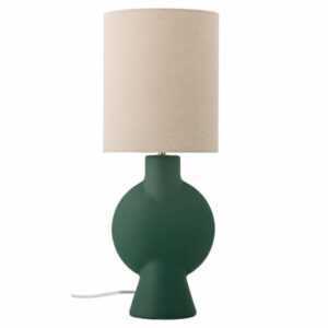 Zelená kameninová stolní lampa Bloomingville Sergio