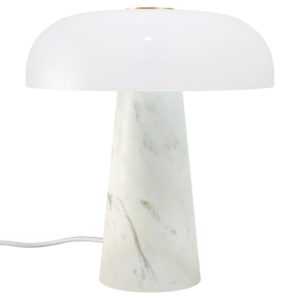 Nordlux Bílá mramorová stolní lampa Glossy Mini