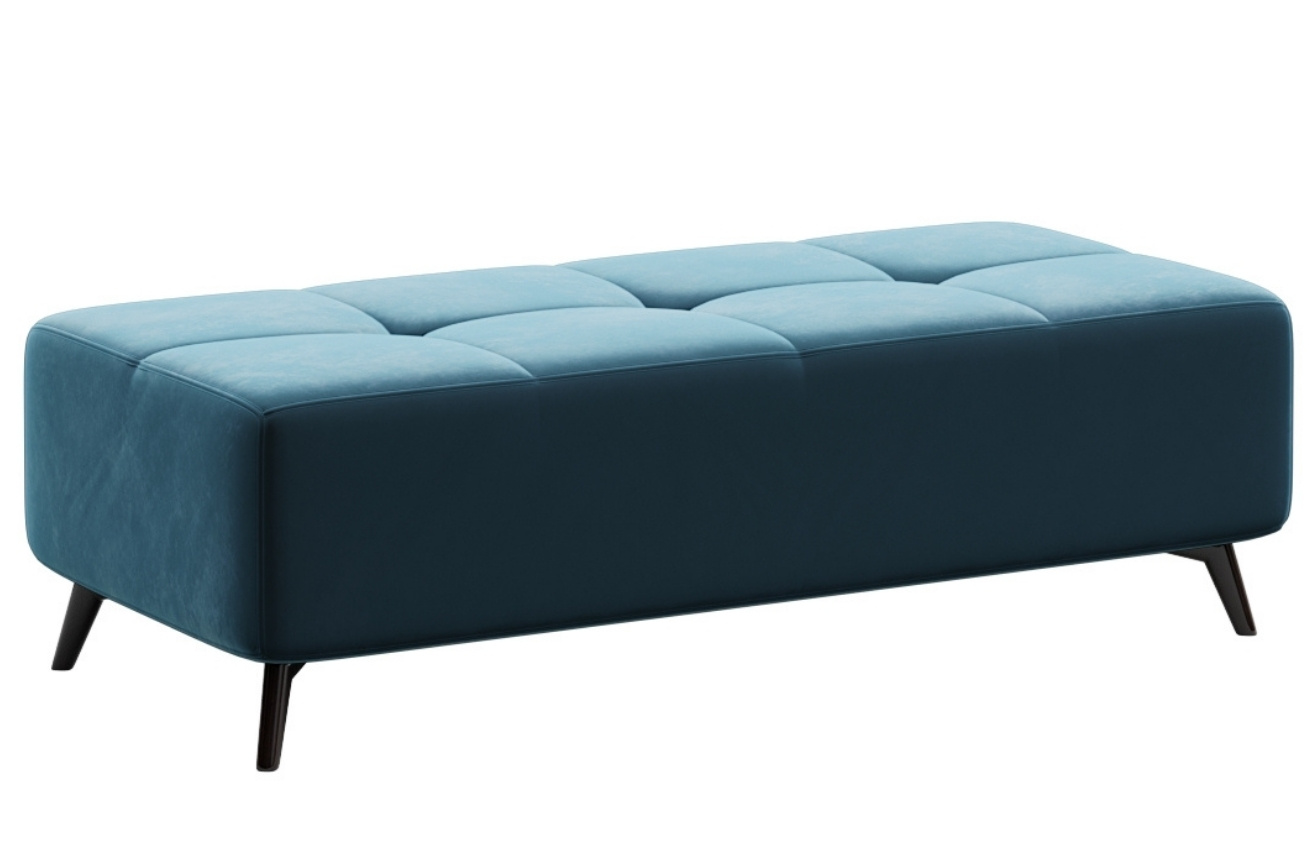 Mesonica Sametový taburet Toro 140 x 70 cm