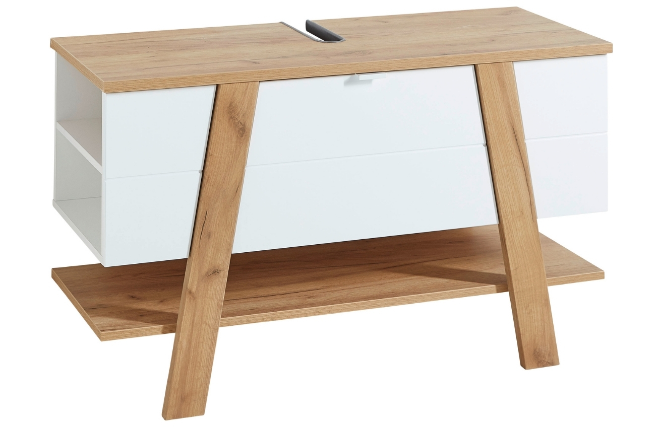 Germania Bílá umyvadlová skříňka Novolino 111 x 46 cm