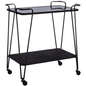 Bizzotto Kovový servírovací vozík Zahira 60 x 38 cm