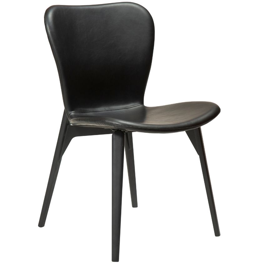 ​​​​​Dan-Form Černá koženková jídelní židle DAN-FORM Paragon