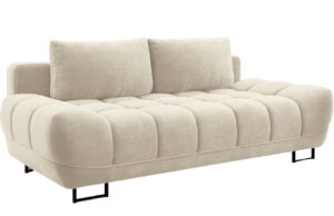 Windsor & Co Sametová rozkládací pohovka Cirrus 215 cm