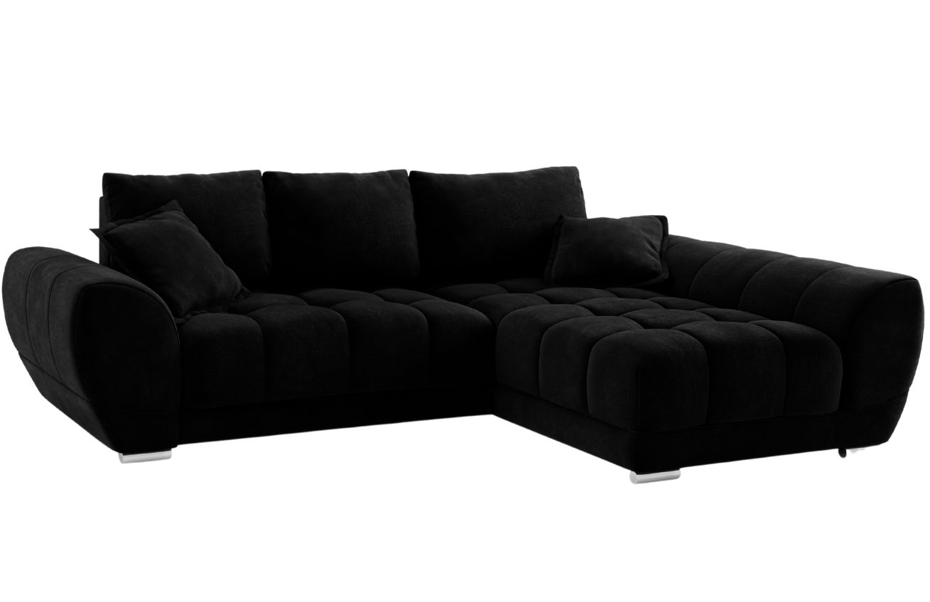 Windsor & Co Sametová rozkládací pohovka Nuage 285 cm