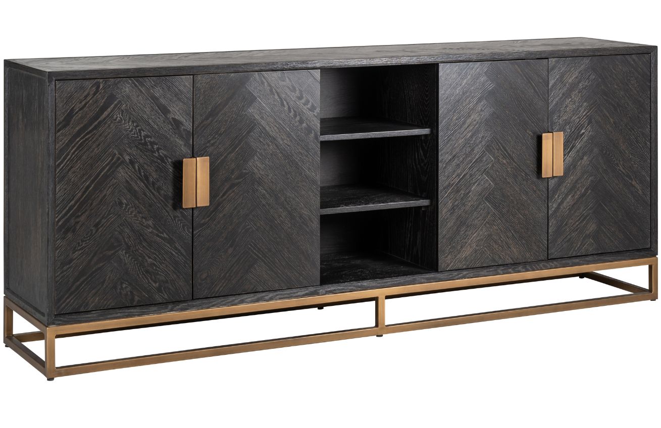 Richmond Dubová komoda Blackbone 225 x 45 cm