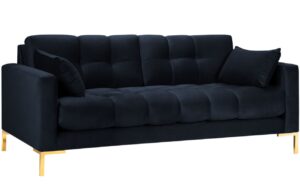 Micadoni Sametová pohovka Mamaia 177 cm