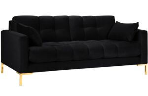 Micadoni Sametová pohovka Mamaia 177 cm