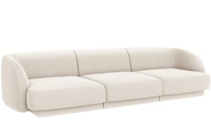 Micadoni Sametová pohovka Miley 265 cm