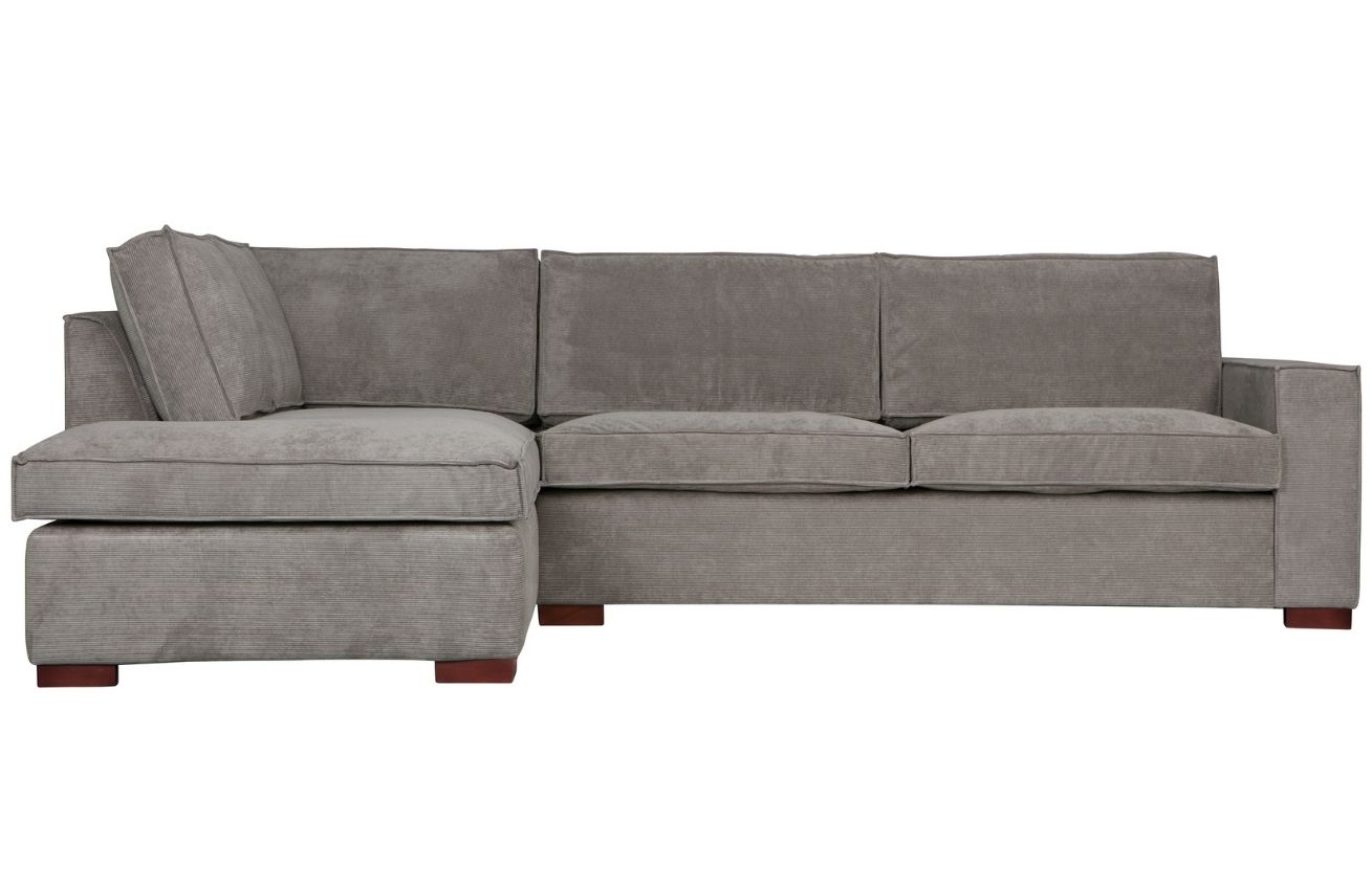 WOOOD Manšestrová rohová pohovka Edison 283 cm