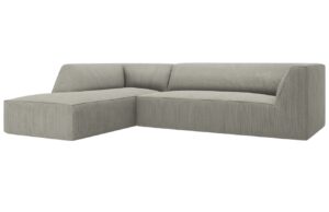 Micadoni Manšestrová rohová pohovka Ruby 273 cm