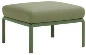 Nardi Zelená látková zahradní podnožka Komodo 72 x 72 cm