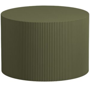 WOOOD Zelený lakovaný odkládací stolek Sanny 60 cm