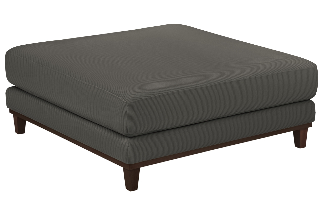 Windsor & Co Manšestrová podnožka Leon 108 x 108 cm