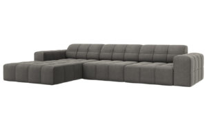 Cosmopolitan Design Sametová rohová pohovka Chicago 284 cm