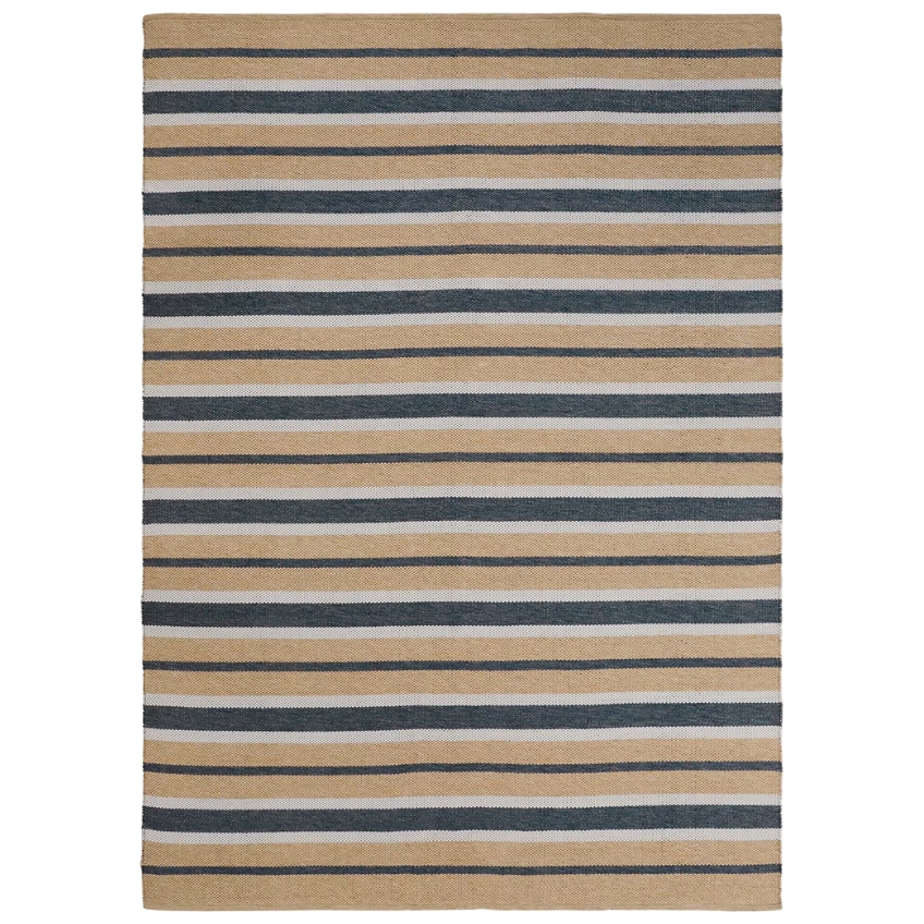 Béžovo-modrý zahradní koberec Kave Home Pareto 160 x 230 cm