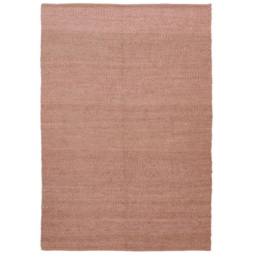 Růžový jutový koberec Kave Home Sallova 160 x 230 cm