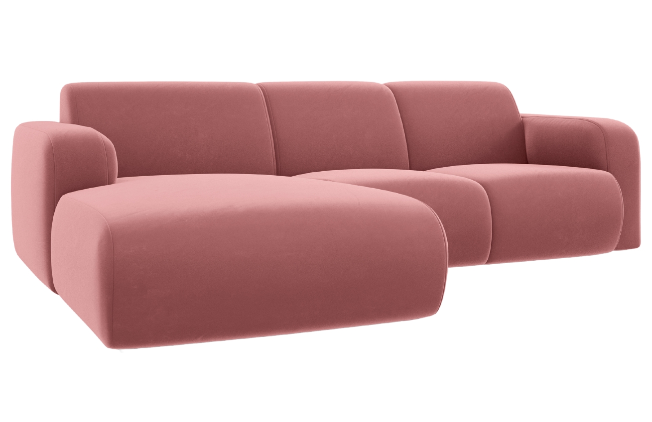 Windsor & Co Sametová rohová pohovka Lola 250 cm