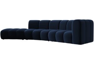 Micadoni Sametová pohovka Lupine 335 cm